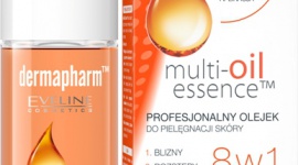 Dermapharm Multi-oil essence 8 w 1 Profesjonalny olejek do pielęgnacji skóry LIFESTYLE, Uroda - Multi-Oil Essence™ to profesjonalny olejek do pielęgnacji każdego rodzaju skóry opracowany w laboratorium Eveline Cosmetics Dermapharm™. Olejek łączy skuteczność naturalnych składników aktywnych z najnowszymi osiągnięciami kosmetologii i medycyny estetycznej.