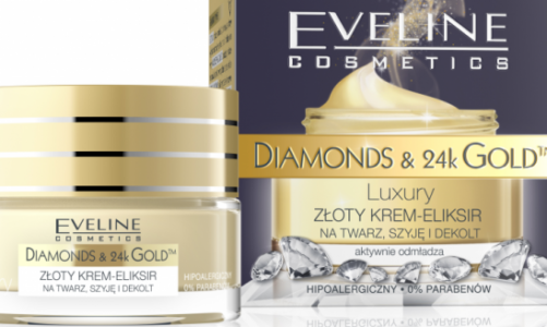 ZŁOTY KREM-ELIKSIR NA TWARZ, SZYJĘ I DEKOLT Eveline Cosmetics