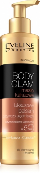 Eveline Cosmetics BODY GLAM masło kakaowe Balsam odżywczo – ujędrniający