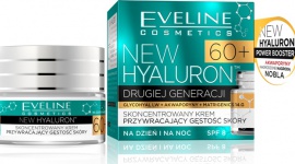 Eveline Cosmetics NEW HYALURON™ Krem Przywracający Gęstość Skóry LIFESTYLE, Uroda - NEW HYALURON to pionierska terapia aktywująca mechanizmy młodości w głębokich warstwach skóry. Przełomowa technologia TURBO LIFTING AGE DEFENSE™ na bazie DRUGIEJ GENERACJI KWASU HIALURONOWEGO i AKWAPORYN zapewnia bezprecedensową skuteczność w redukcji zmarszczek.