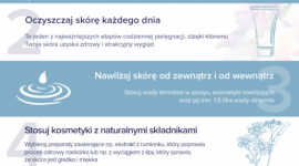 Przepis na piękną skórę. 6 złotych zasad pielęgnacji skóry LIFESTYLE, Uroda - Ładna i zadbana skóra to marzenie każdej kobiety. Nic w tym dziwnego, gdyż to właśnie ona jest naszą wizytówką oraz podstawą pięknego i zdrowego wyglądu. Dlatego też należy pamiętać o jej starannej pielęgnacji, bez względu na porę roku.