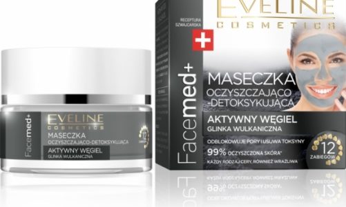 Eveline Cosmetics Maseczka Oczyszczająco – Detoksykująca z linii Facemed+