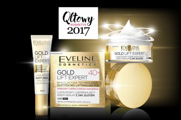 SERIA GOLD LIFT EXPERT EVELINE COSMETICS QLTOWYM KOSMETYKIEM 2017