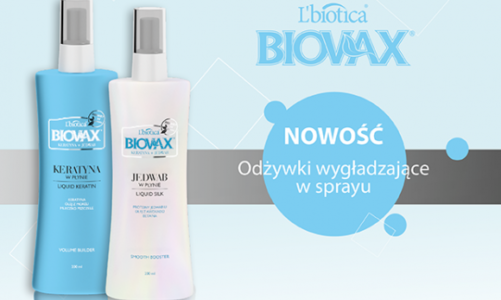 Spraye do włosów BIOVAX Keratyna+Jedwab